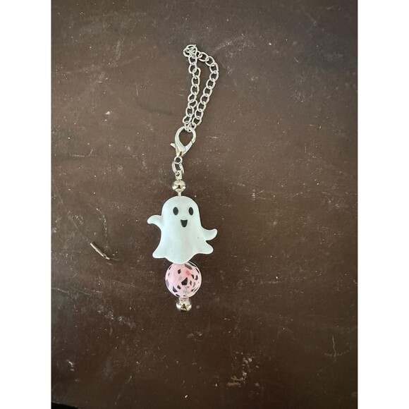 Handmade Coffee Travel Mug Charms Drink Cup Accessories Gift Halloween Ghost - Picture 1 of 2